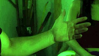 kimmy kim in the garage shed for missionary and doggystyle