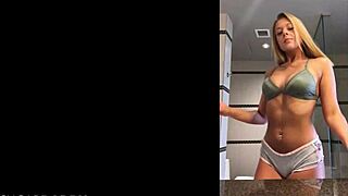 Busty blonde stripper Marie bends over and whispers, Daddy, give me your rich dick hard and deep while I suck it eagerly in this private show