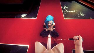 lol hentai - jinx in cosplay scene - japanese asian manga anime film game porn