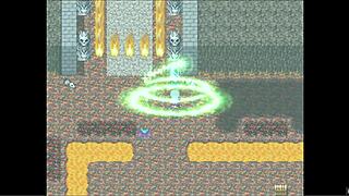 mirenas manor hentai features succubus titjob in dungeon inn, cum on boobs