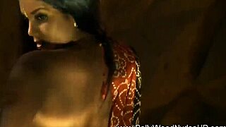 Brunette Exotic Asian Bolly Babe Teases With Her Allure