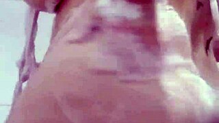 Blonde slut bathes secretly, loving to give her pink pussy and ass 😈