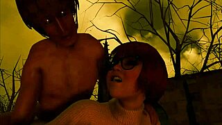 Shaggy And Velma Dive Into Cartoon Fucking With Blowjobs And Tits