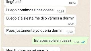 i let my latina girlfriend suck the second cock on web chat phone