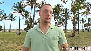 two gay guys engage in sexy sex passionately