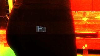 19-year-old dominates with yoga pants facial