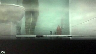 Amateur video of a hot girl taking a bath