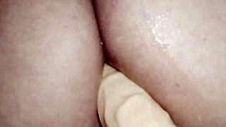 Watch me shove that toy deep in his ass!