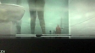 Amateur video of a hot girl taking a bath