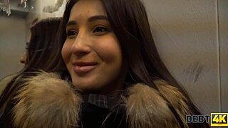 Debt4k beauty, I couldn’t hide and had to please him