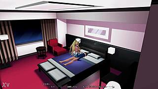 Exciting anime hentai scene with altria ruler in 3d