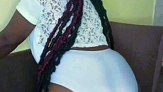 Black Babe Intensely Teasing Her Pussy With Masturbation And Fingering