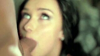 Beautiful Brunette Babe Masters Perfect Blowjob Skills Every Time