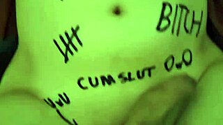 bf pounds him rough and spills cum on his tummy! 😈