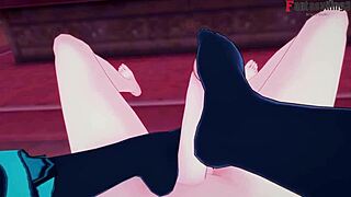 hatsune miku foot job pov 😍