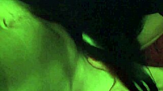 Man Pounds Cute Brunette Teen's Pussy Hard in Bathroom