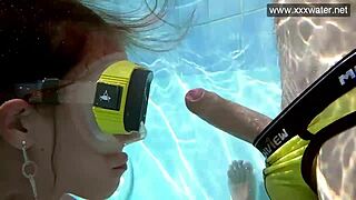Underwater Blowjob by Teen Minnie, So Hot!