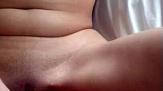 Girl boldly toys her pussy and ass hard