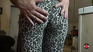 Can You Resist Grabbing That Big Ass In Tight Leggings?