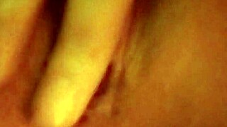 Can This Horny Slut Take It? She Masturbates And Cums