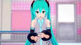 Hatsune Miku's Super Tight Pussy in POV Masturbation?