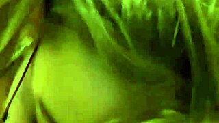 Nerdy skinny girl deepthroats for cum facial