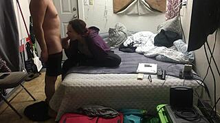 this 18-year-old redhead in miami is such a slut giving blowjobs