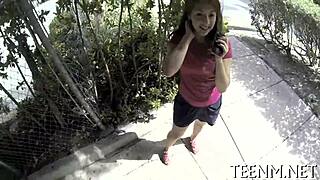 Watch Courtney Loxx Suck That Monster Cock for Cash! Rough Teen Babe Orgasms Hard!