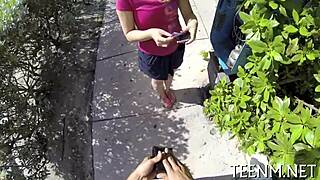 Watch Courtney Loxx Suck That Monster Cock for Cash! Rough Teen Babe Orgasms Hard!