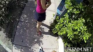 Watch Courtney Loxx Suck That Monster Cock for Cash! Rough Teen Babe Orgasms Hard!