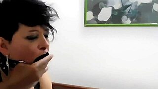 anal fisting and hard sex ending with cumshot on milf pornstar