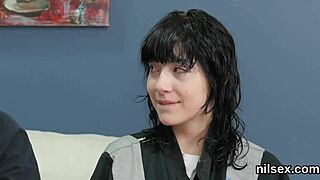 Wacky sweetie is brought into ass hole madhouse for awkward therapy