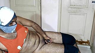 hear music while she gives black cock handjob?