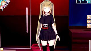 Feel the passion in this 3D hentai with big tits gal Eleanor in various positions