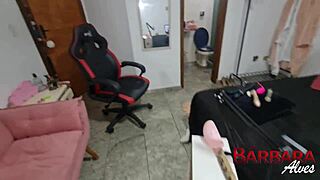 i'm showing off my big ass in tight shorts, feeling so slutty