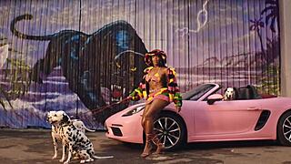 Iza looks so sexy and semi-nude in this lesbian scene