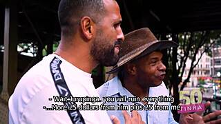 I took my cousin from the interior to fuck a slut for 50 reais.