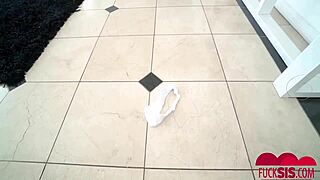 izzy lush gets boned hard in the kitchen by gay stud with big ass and tits