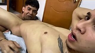 Latin Twinks Sucking and Kissing in Hot Action