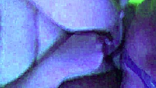 Neon Sex Featuring Mature Redhead Milf With Big Cock