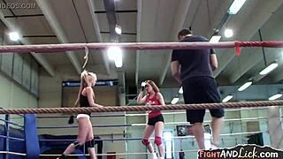 i saw a catfight that lead to lesbian licking and fingering