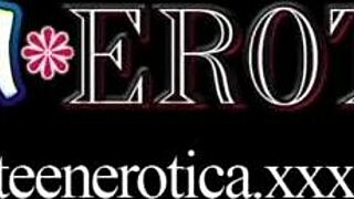 i see petite black teen angel getting her pussy fucked deep.