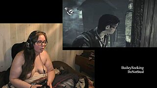 Naked Evil Within Play Through Part 4: BBW Brunette With Piercings And Tattoos