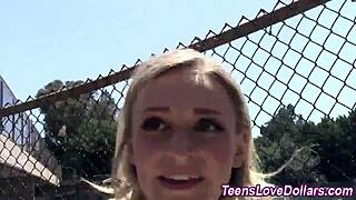 Can You Handle This Provocative Teen 18+ Sucking Cock in Public Outdoors?