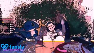 Anime girl with sexy ass and tits plays with her pussy, fingering and cumming!