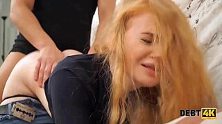 Debt4k Collector Fucks Cute Blond Debtor.
