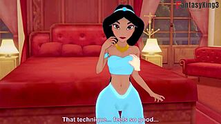 Princ Jasmine givin’ a hot POV blowjob... damn, so pretty! 🔥