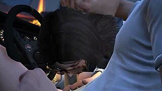 My GTA 5 character hires a hooker in the car