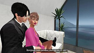 i'm obsessed with watching my wife in wild hentai threesome adventures with lesbians