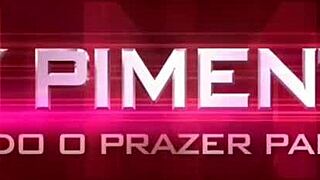 Pimentinha dany masturbates in her room alone